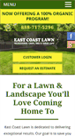Mobile Screenshot of eastcoastlawn.com